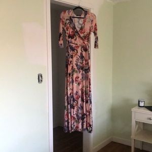 Long floral dress